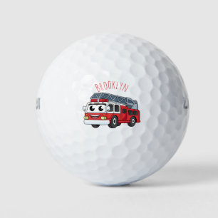 Niedlicher Motor Cartoon Golfball