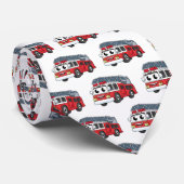 Niedlicher Motor Cartoon Krawatte (Gerollt)