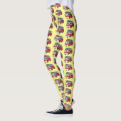 Niedlicher Motor Cartoon Leggings (Links)