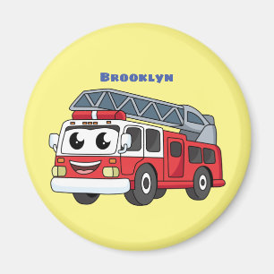 Niedlicher Motor Cartoon Magnet