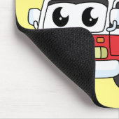 Niedlicher Motor Cartoon Mousepad (Ecke)