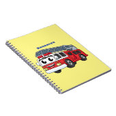 Niedlicher Motor Cartoon Notizblock (Rechte Seite)