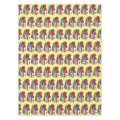 Niedlicher Motor Cartoon Tischdecke (Vorderseite)