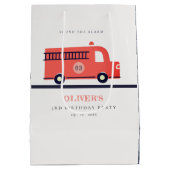 Niedlicher Motor eines Rotmarschschiffes aller Alt Mittlere Geschenktüte (Rückseite)