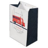 Niedlicher Motor eines Rotmarschschiffes aller Alt Mittlere Geschenktüte (Rückseite Schrägansicht)