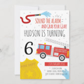 Niedlicher Motor zum Geburtstag Einladung (Vorderseite)