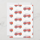 Niedlicher Motor zum Geburtstag Einladung (Rückseite)