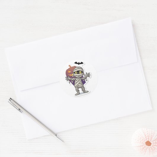 Niedlicher Mummy Halloween Sticker | Spooky & Fun  (Umschlag)