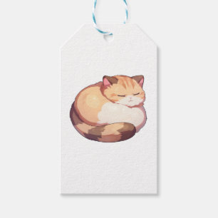 Niedlicher Munchkin Cat Sleeping Classic T - Shirt Geschenkanhänger