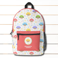 Niedlicher Mushroom Kinder Cartoon Personalisierte