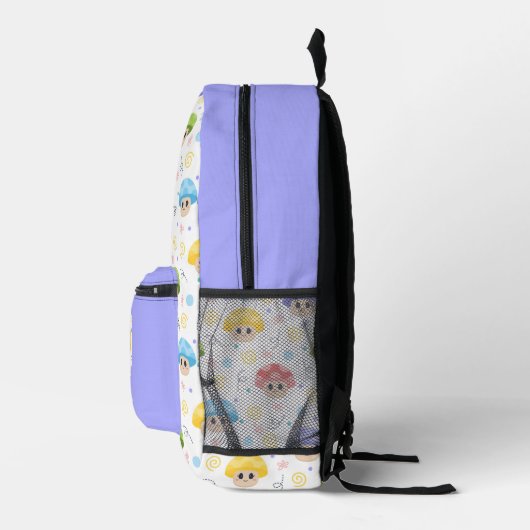 Niedlicher Mushroom Kinder Cartoon Personalisierte Bedruckter Rucksack (Rechts)