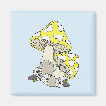 Niedlicher Mushroom-Kühlschrankmagnet