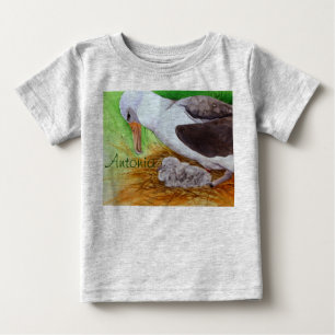 Niedlicher Mutter-und Küken-kundengerechter Baby T-shirt