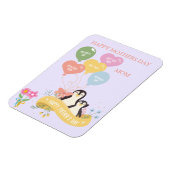 Niedlicher Muttertag der Pinguine Magnet (Linke Seite)