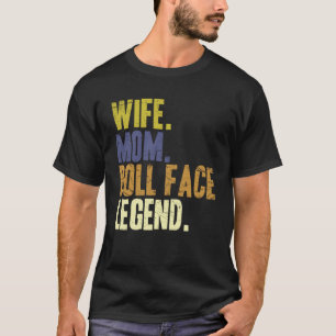 Niedlicher Muttertag Ehefrau Mama Puppentheater T-Shirt