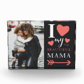 Niedlicher Muttertag Fotoblock (Vorderseite)