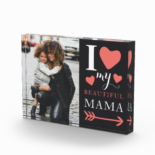 Niedlicher Muttertag Fotoblock (Rechts)