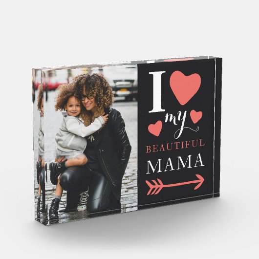 Niedlicher Muttertag Fotoblock (Links)