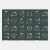 Niedlicher Muttertag Geschenkpapier Set (Vorderseite 3)