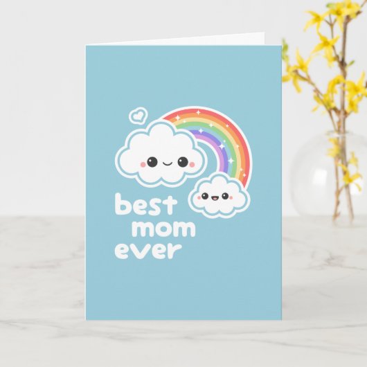 Niedlicher Muttertag Karte (Gelbe Blume)