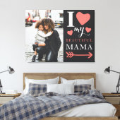 Niedlicher Muttertag Leinwanddruck (Insitu (Schlafzimmer))