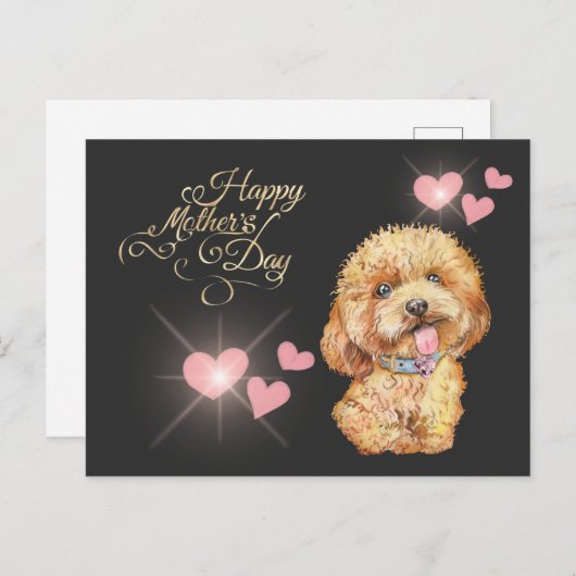 Niedlicher Muttertag Postkarte (Vorne/Hinten)