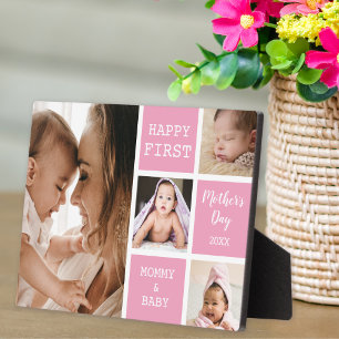 Niedlicher Muttertag Rosa 4 - FotoCollage Fotoplatte