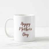 Niedlicher Muttertag Typografie Espresso Kaffeetasse (Links)