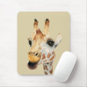 Niedlicher naher hoher GiraffeWatercolor Mousepad (Mit Mouse)