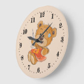 Niedlicher Nähraum Große Wanduhr (Winkel)