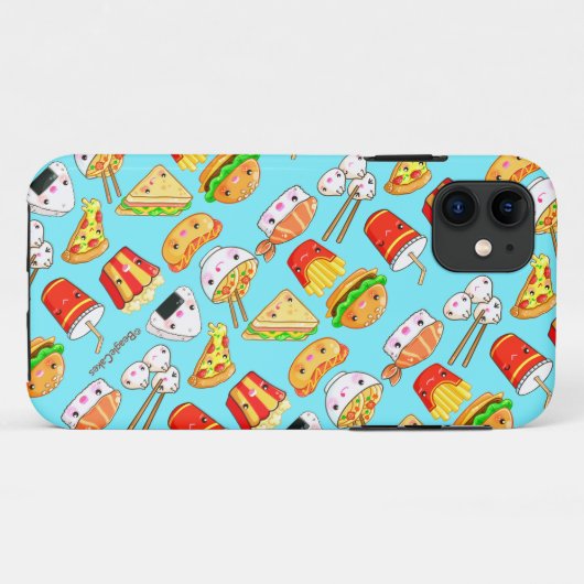 Niedlicher Nahrungsmitteltelefon-Kasten Case-Mate iPhone Hülle (Rückseite (Horizontal))