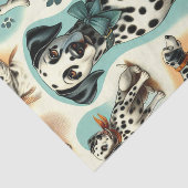 Niedlicher nahtloser Dalmatiner Seidenpapier (Ausschnitt)