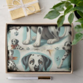 Niedlicher nahtloser Dalmatiner Seidenpapier (Geschenk)