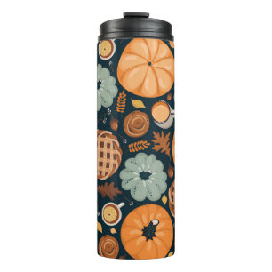 Niedlicher nahtloser Herbstverlauf Thermosbecher