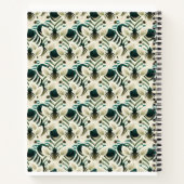 Niedlicher nahtloser Zebra. Notizblock (Rückseite)