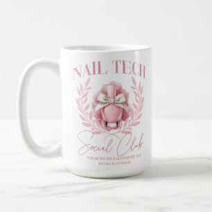 Niedlicher Nail Tech Coquette Nail Polnischer Sozi Kaffeetasse