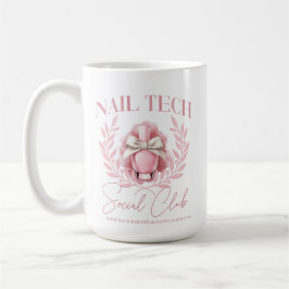 Niedlicher Nail Tech Coquette Nail Polnischer Sozi Kaffeetasse