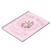 Niedlicher Nail Tech Coquette Nail Polnischer Sozi Notizblock (Linke Seite)