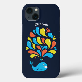 Niedlicher Name Cartoon Fisch farbenfroh Case-Mate iPhone Hülle