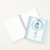 Niedlicher Name der Hamster-Seifenblase Notizblock (Innenseite)