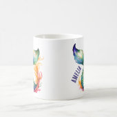 Niedlicher Name der Meerjungfrau Kaffeetasse (Mittel)