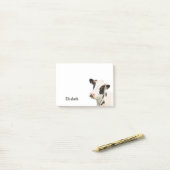 Niedlicher Name der Personalisierten Kuh Post-it Klebezettel (Auf Schreibtisch)