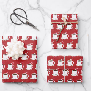 Niedlicher Name der Schokolade Geschenkpapier Set