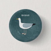 Niedlicher Name der Seagull Button (Vorderseite)