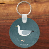 Niedlicher Name der Seagull Schlüsselanhänger (Vorderseite)