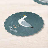 Niedlicher Name der Seagull Untersetzer (angewinkelt)