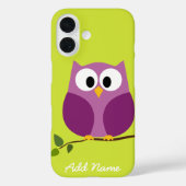 Niedlicher Name des Cartoon Owl Case-Mate iPhone Hülle (Rückseite)