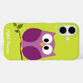 Niedlicher Name des Cartoon Owl Case-Mate iPhone Hülle (Rückseite (Horizontal))