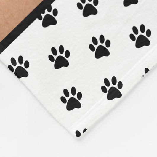 Niedlicher Name des Fotomaterials Fleecedecke (Ecke)