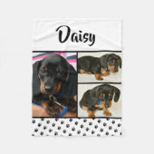 Niedlicher Name des Fotomaterials Fleecedecke (Vorderseite)